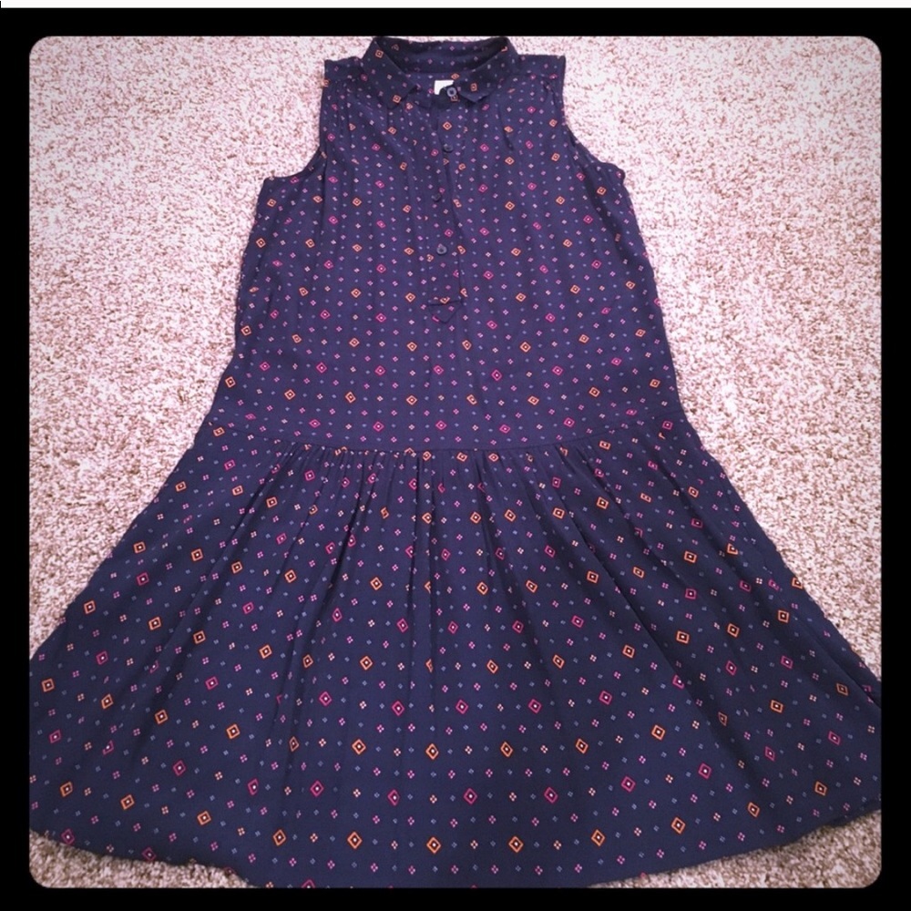 Drop waist shift